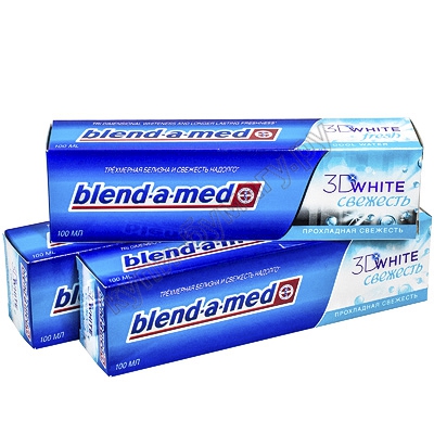   BLEND-A-MED   100 3D WHITE     ''P&G''   1/6/24