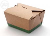 Бумажные контейнеры для горячей пищи